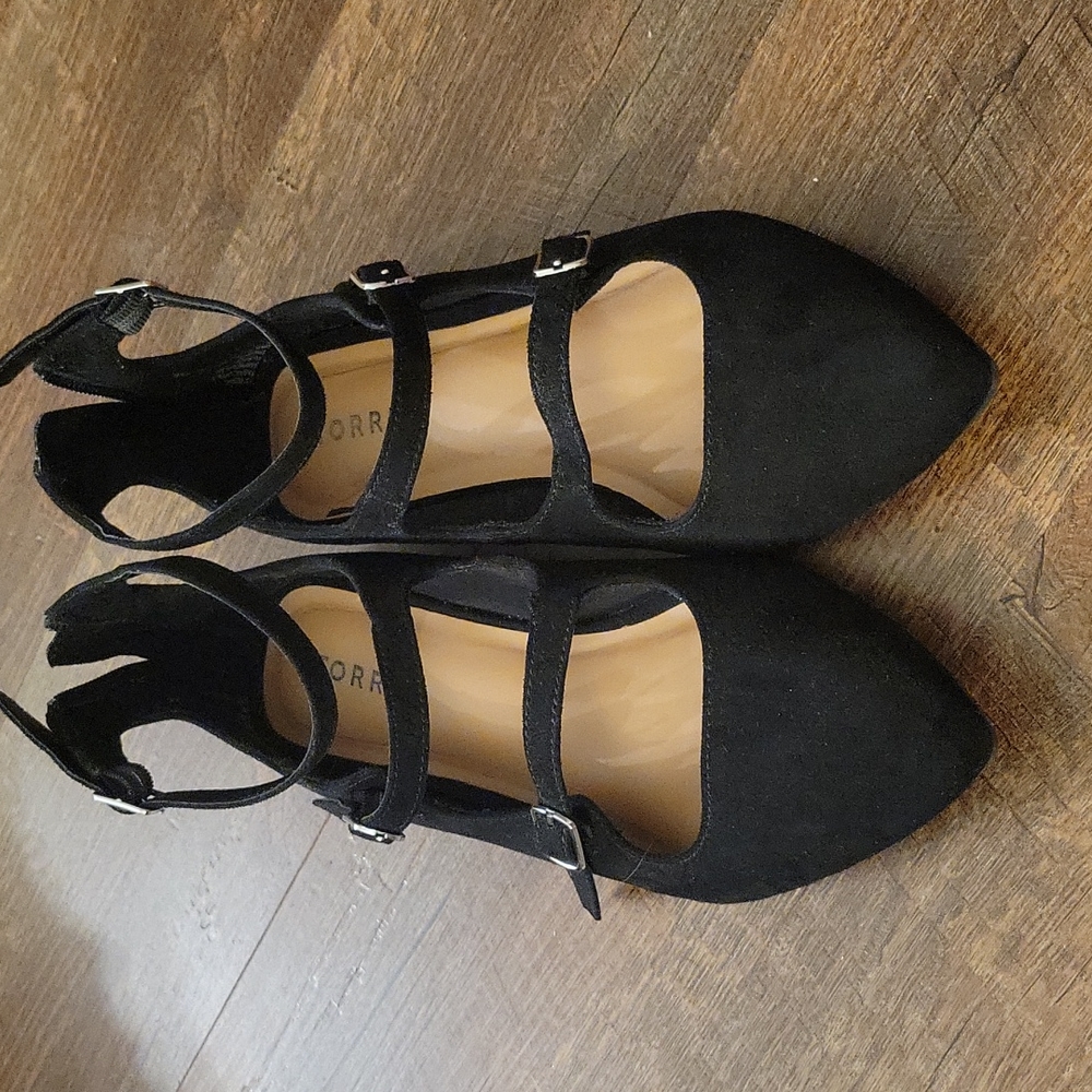 torrid black flats